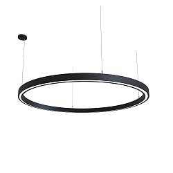 pendant luminaire LAUTARO 1500/60 DOWN PRISMA P5 IP20, light grey dimmable