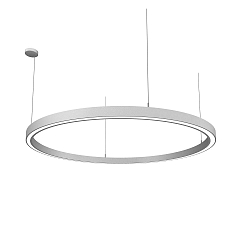 pendant luminaire LAUTARO 1500/60 UP/DOWN PRISMA P5 IP20, light grey dimmable