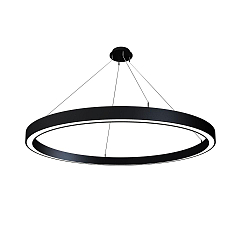 pendant luminaire LAUTARO 1500/80 UP/DOWN OPAL M5 IP20, black dimmable