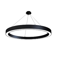 pendant luminaire LAUTARO 1500/100 DOWN PRISMA M5 IP20, black dimmable