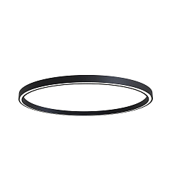 ceiling luminaire LAUTARO 1500/60 OPAL IP20, black dimmable