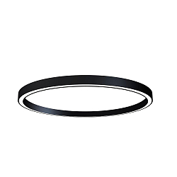 ceiling luminaire LAUTARO 1500/80 OPAL IP20, black dimmable