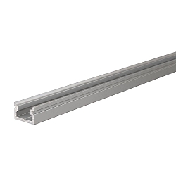 LED profile AU-01-05 flat U-profile for 5-5,7mm LED stripes, 100cm, anodized aluminum