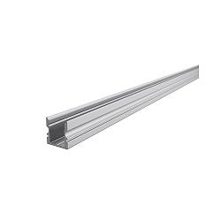 AU-02-08, high U-profile for 8 - 9,3 mm LED stripes, 200cm, anodized aluminum