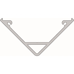 Corner profile AV-05-15 for 15 mm LED Stripes, silver matt, anodised, 200cm