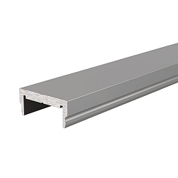 Carrier profile profile carrier T-02-20 for AH-01-20 serie, matt silver