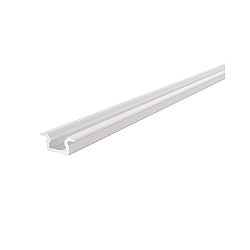 LED profile ET-01-05 flat T-profile for 5-5,7mm LED stripes, 200cm, matt white