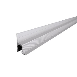 Drywall profile, ceiling cove EL-03-10 for 12mm LED strip, matt silver, anodized, 200cm