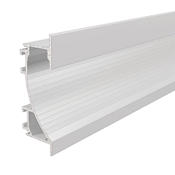 Drywall profile wallvoute EL-02-12 for 12 - 13,3 LED stripes, 200cm, matt white