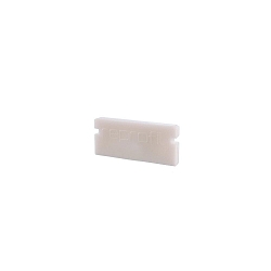 Endcaps P-AU-01-10, 16 mm, 2 items, white