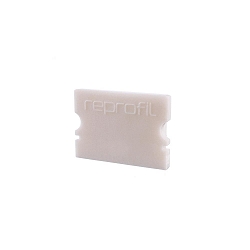 Endcaps P-AU-02-15, 21 mm, 2 items, white