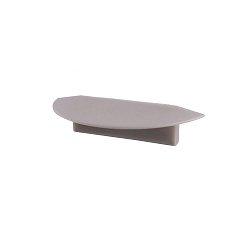 Endcaps P-ET-01-15, 30 mm, 2 items, grey