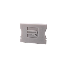 Accessories for LED profile P-AU-02-20 endcaps, 2 items, grey