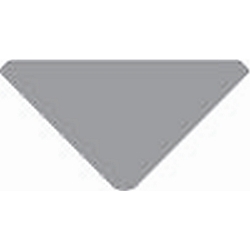 End cap P-AV-05-12 set 2 pcs., silver