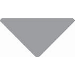 End cap P-AV-05-15 set 2 pcs., silver