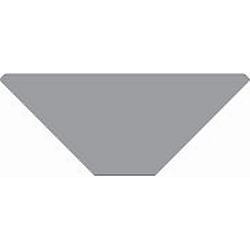 End cap P-AV-05-25 set 2 pcs., silver