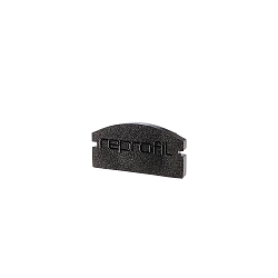 Endcaps f-AU-01-12, 18 mm, 2 items, black