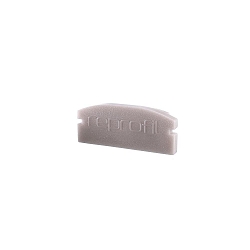 Endcaps f-AU-01-15, 21 mm, 2 items, grey