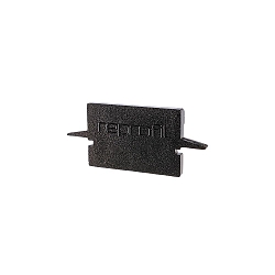 Endcaps H-ET-01-12, 27 mm, 2 items, black