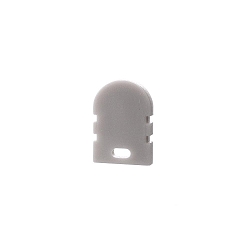 Accessories for LED Profil R-AU-02-05 - endcaps, 2 items, grey