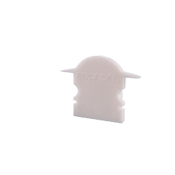 Endcaps L-ET-02-10, 25 mm, 2 items, white
