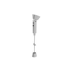 rope suspension (swivelling) set 2 items, silver