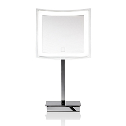 mirror with lighting BS 83 TOUCH LED 5-fold, square IP 20, chrome 