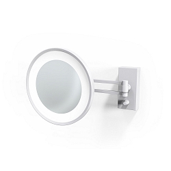 mirror with lighting BS 36 LED 3-fold IP 44, white matt 