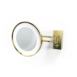 mirror with lighting BS 36 LED 5-fold IP 44, gold 
