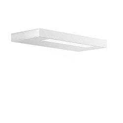 LED Wall luminaire SLIM 24 N LED, 8W, 3000K, 1280lm, IP44, white matt