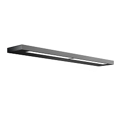 LED Wall luminaire SLIM 60 N LED, 32,8W, 3000K, 5000lm, IP44, black matt