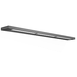 LED Wall luminaire SLIM 80 N LED, 41,2W, 3000K, 6200lm, IP44, black matt