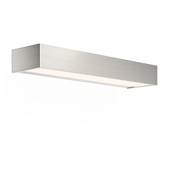 LED Wall luminaire BOX 40 N LED, 20,6W, 3000K, 3100lm, IP44, nickel satin