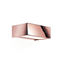 LED Wall luminaire BOX 15 N LED, 16W, 2700K, 2440lm, IP44, rosegold / copper