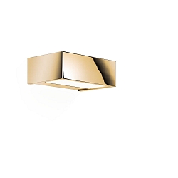 LED Wall luminaire BOX 15 N LED, 16W, 2700K, 2440lm, IP44, gold 24 carat