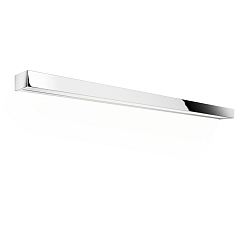 LED Wall luminaire BOX 120 N LED, 65,6W, 2700K, 9960lm, IP44, chrome