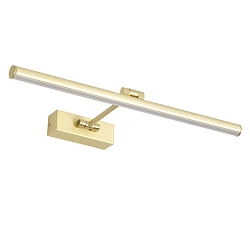 LED Wall luminaire DIM 45 LED, 12W, 3000K, 750lm, IP44, gold matt