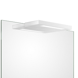 LED Mirror luminaire SLIM 1-24 N LED, 8W, 3000K, 1280lm, IP44, white matt