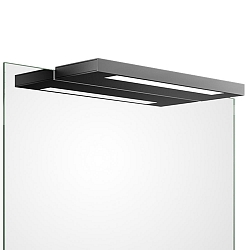 LED Mirror luminaire SLIM 1-34 N LED, 16,4W, 3000K, 2500lm, IP44, black matt
