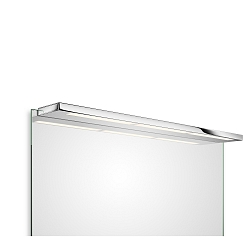 LED Mirror luminaire SLIM 1-80 N LED, 41,2W, 3000K, 6200lm, IP44, chrome