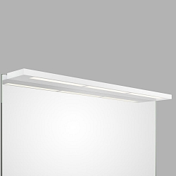 LED Mirror luminaire SLIM 1-80 N LED, 41,2W, 3000K, 6200lm, IP44, white matt