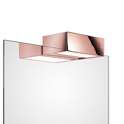 LED Mirror luminaire BOX 1-15 N LED, 18,4W, 3000K, 2800lm, IP44, rosegold / copper