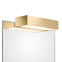 LED Mirror luminaire BOX 1-25 N LED, 18,4W, 3000K, 2800lm, IP44, gold matt 24 carat