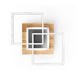 Ceiling luminaire PANAMA MEDIUM, 25W, 3000K, natural aspen oak