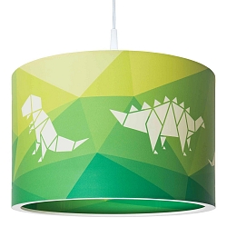 Pendant luminaire DINOS 25/40, E27, green