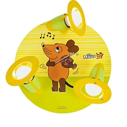 Spot Rondell MAUS 3 flames, 3x E14, green, yellow