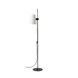 floor lamp LUPE E27 IP20, beige, black matt 