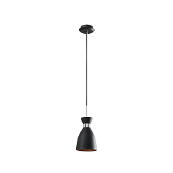 pendant luminaire RETRO E14 IP20, copper, black matt 