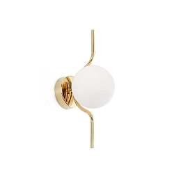 wall luminaire LE LED IP20, glossy, gold 