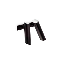 wall luminaire LINK 2 flames GU10 IP20, black matt 